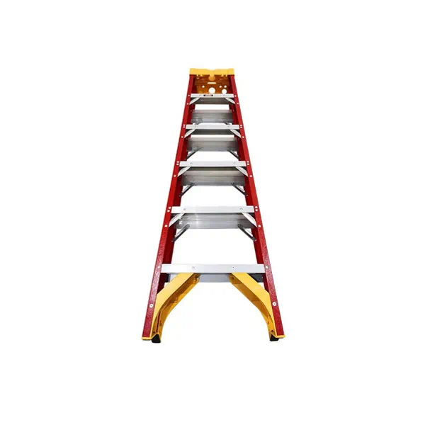 Fiberglass ladder double side ladder