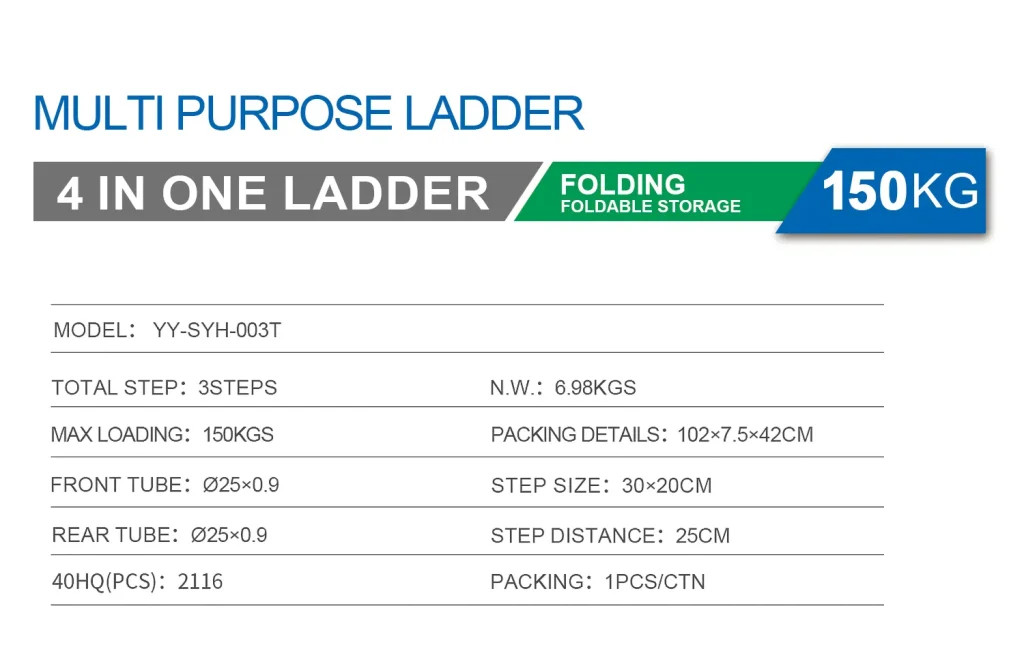 4 in 1 trolley ladder