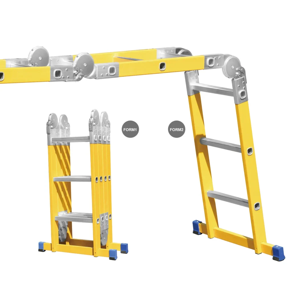 Multipurpose fiberglass ladder
