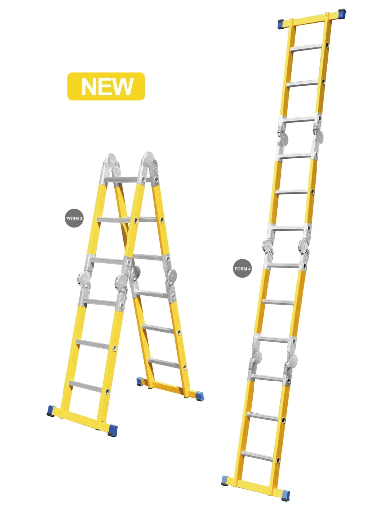 Multipurpose fiberglass ladder
