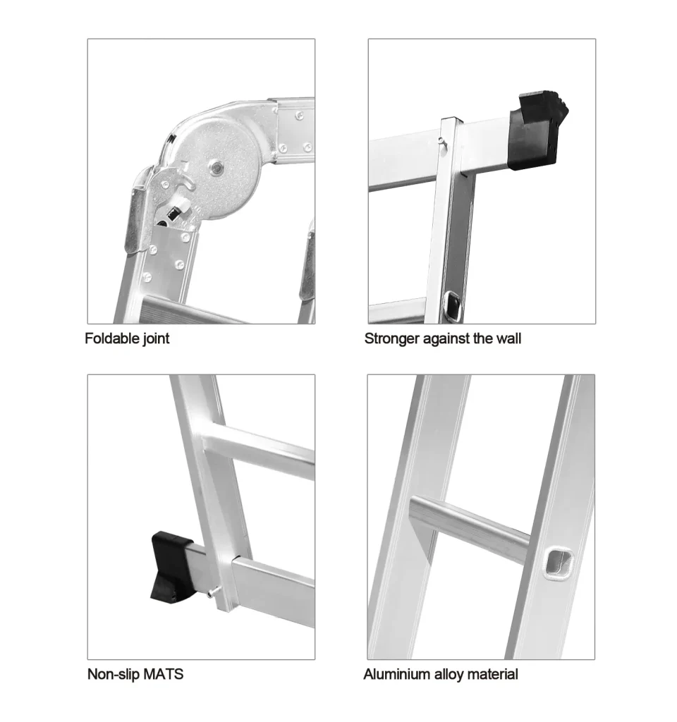 Multipurpose aluminium ladder