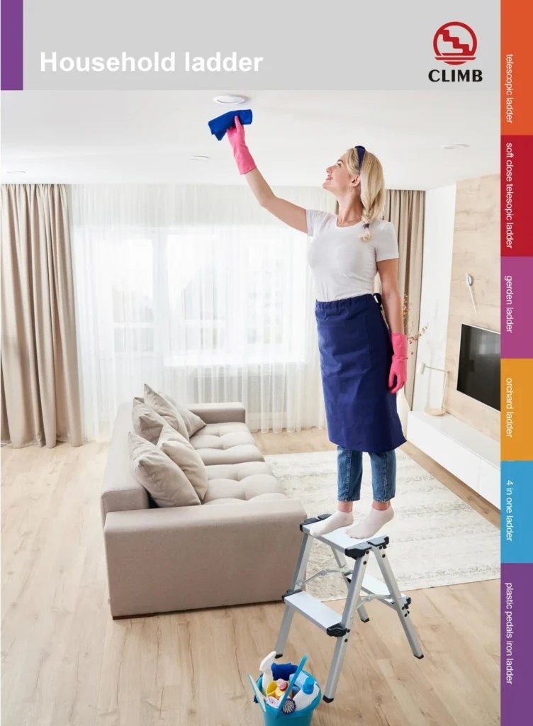 Household aluminium ladder, step stand